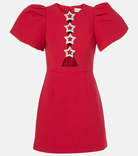 REBECCA VALLANCE Akari puff-sleeve minidress 1