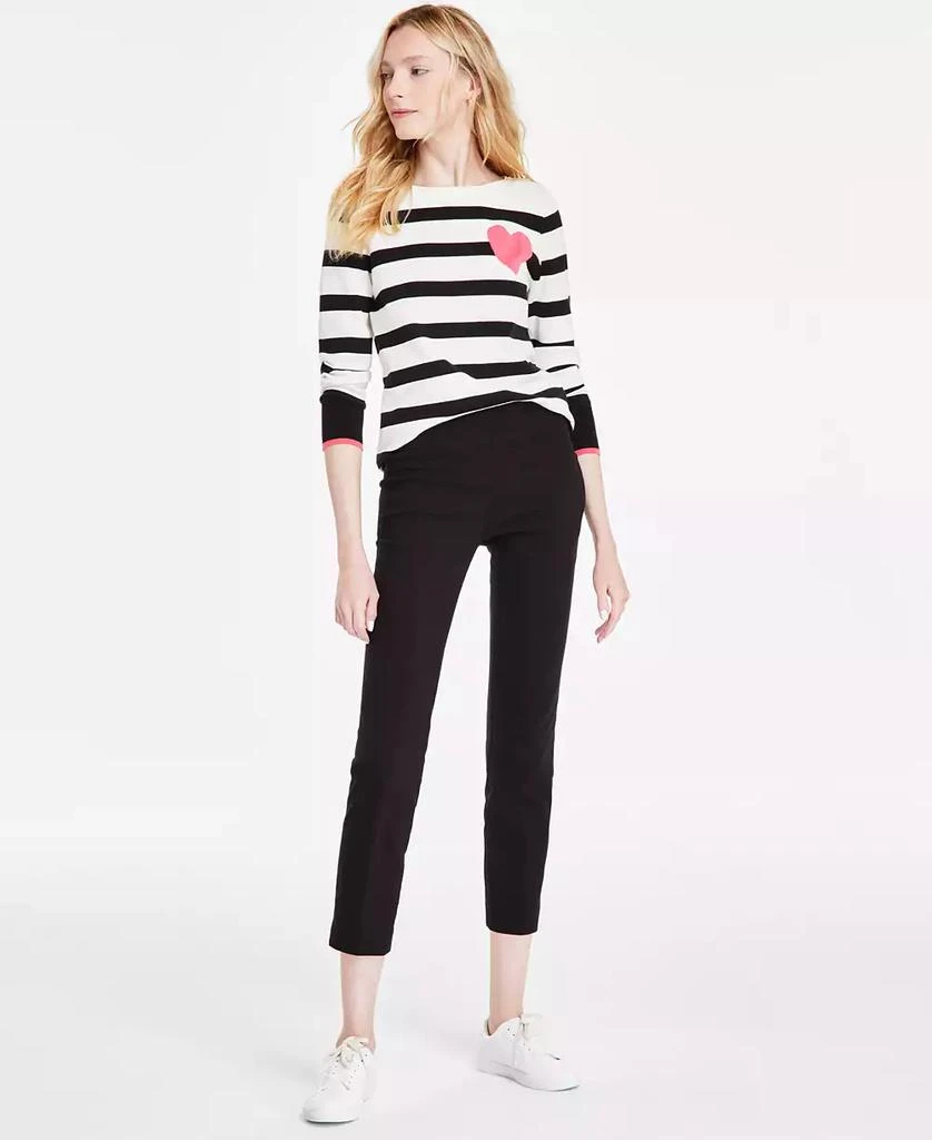 JONES NEW YORK Women's Stretch Twill Cropped Pull-On Pants 1