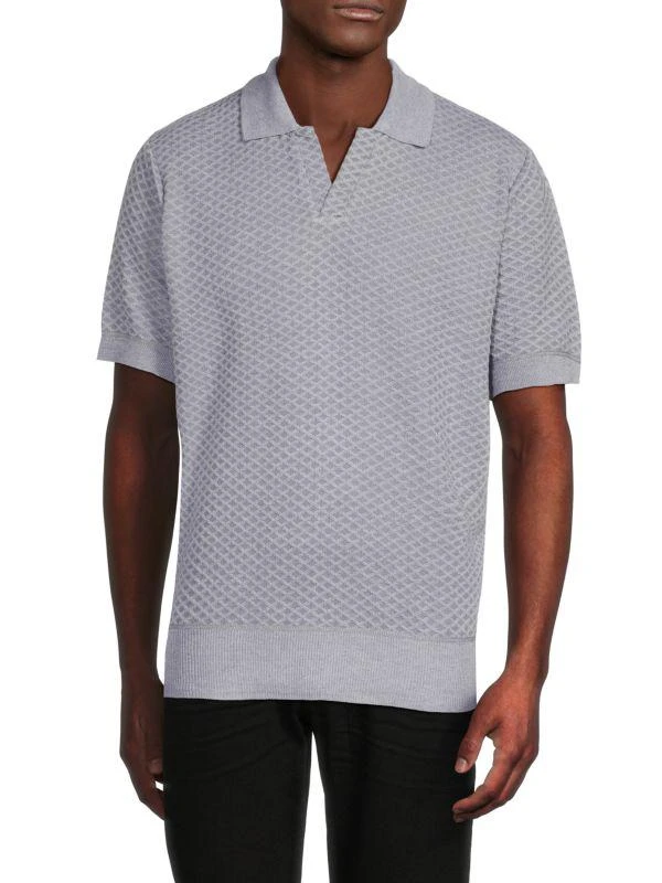 BUFFALO David Bitton Willians Johnny Collar Sweater Polo 1