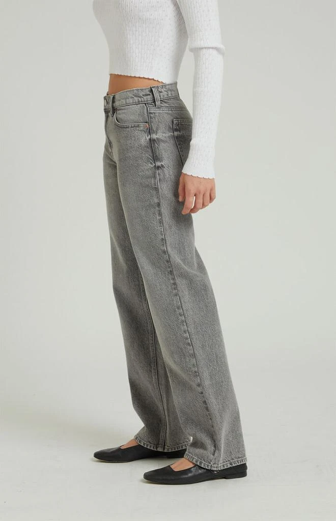 PacSun Jordyn Gray Low Rise Straight Leg Jeans 3