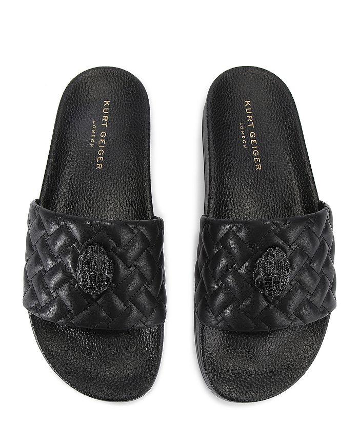 Kurt Geiger Men's Meena Eagle Black Slip Ons