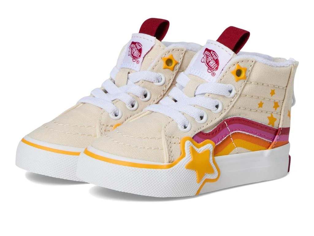 Vans SK8-Hi Zip Rainbow Star (Infant/Toddler) 1