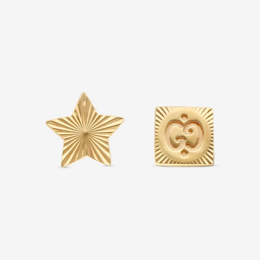 Gucci Gucci Icon 18K Yellow Gold Stud Earrings YBD66206800100U-copy