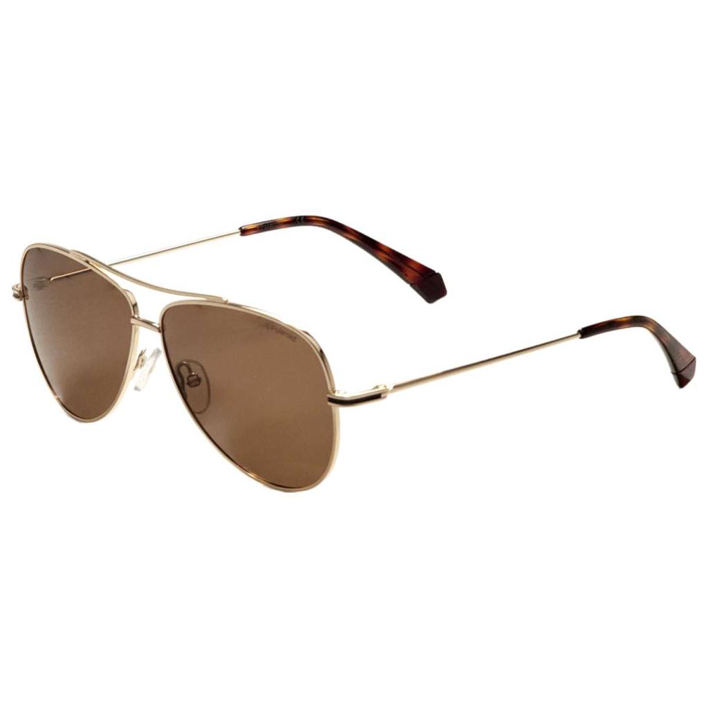 Polaroid Polaroid Women's Gold Aviator Polarized Sunglasses