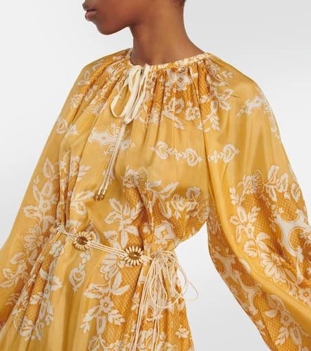 Zimmermann Raie printed silk minidress 4