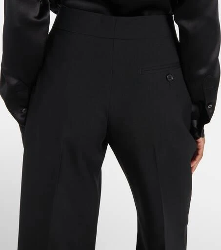 Alexander McQueen High-rise wool wide-leg pants 6