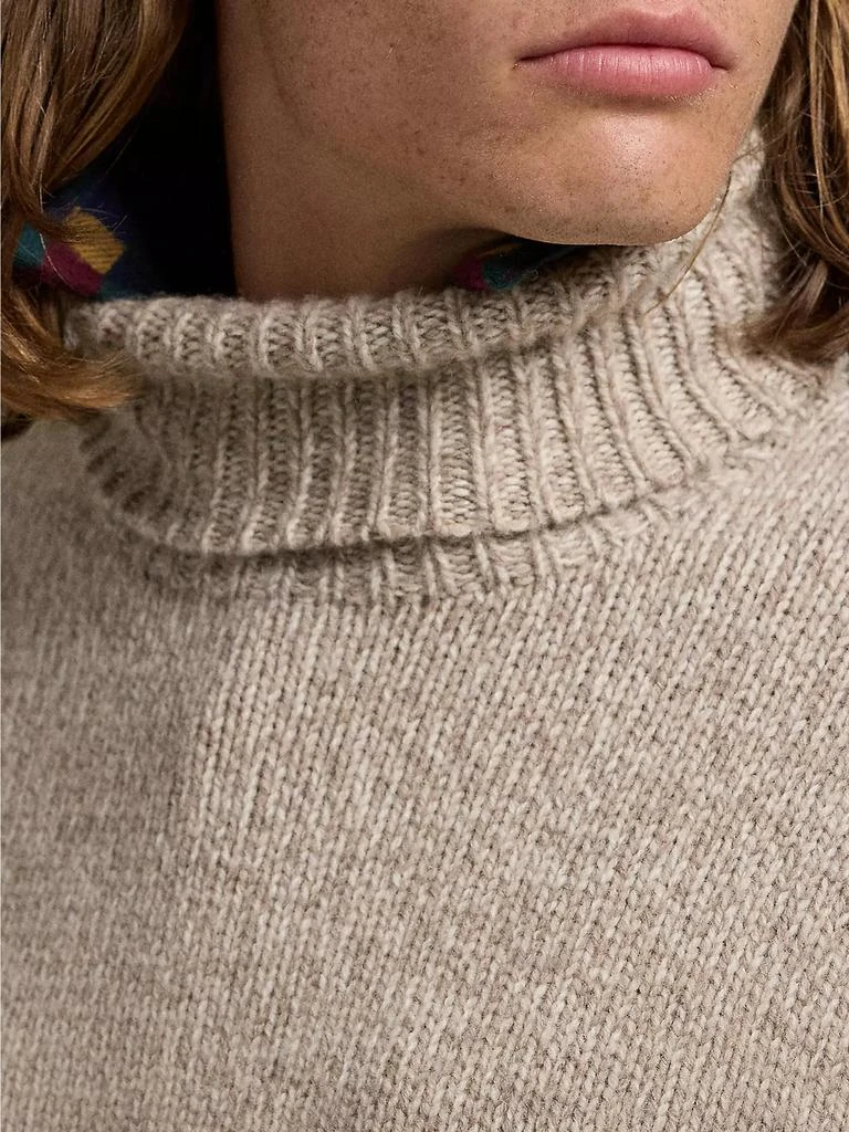 Ralph Lauren Heavyweight Wool-Blend Knit Turtleneck Sweater 4