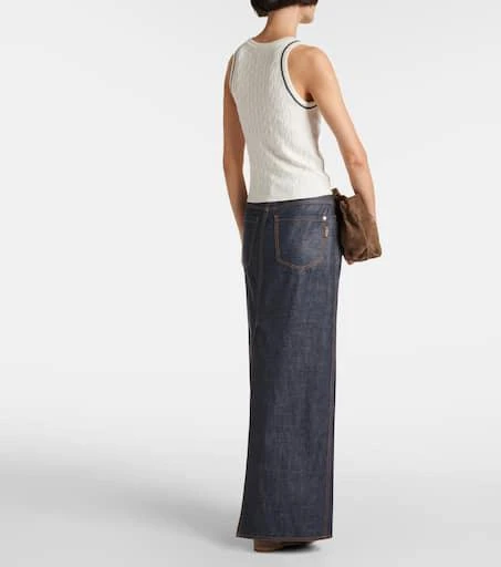 Brunello Cucinelli Cable-knit cotton top 3