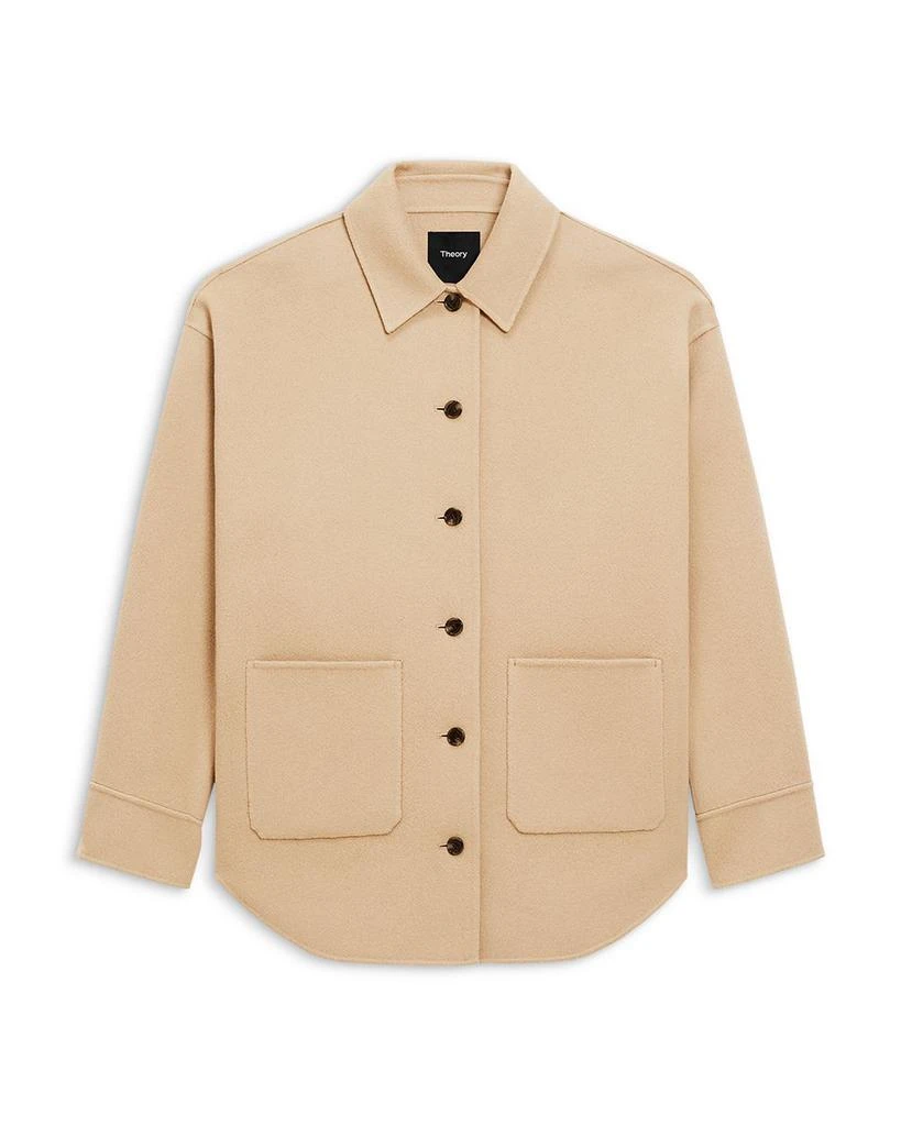 Theory Oversized Wool
Cashmere Shirt Jacket 6