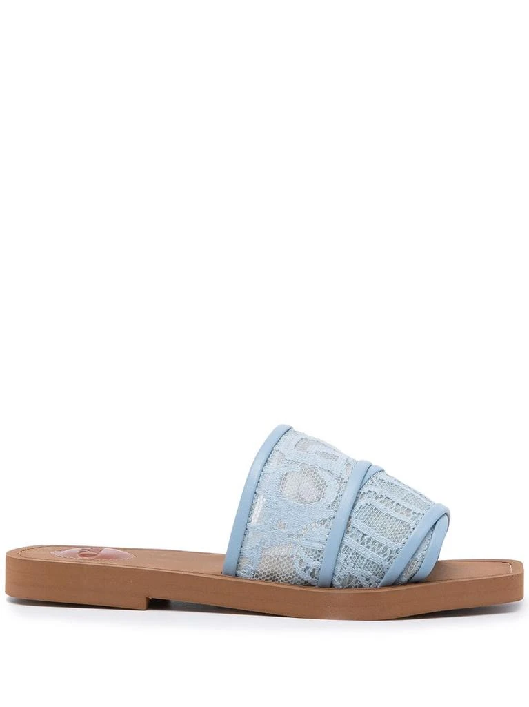Chloé Woody flat sandals - women 1