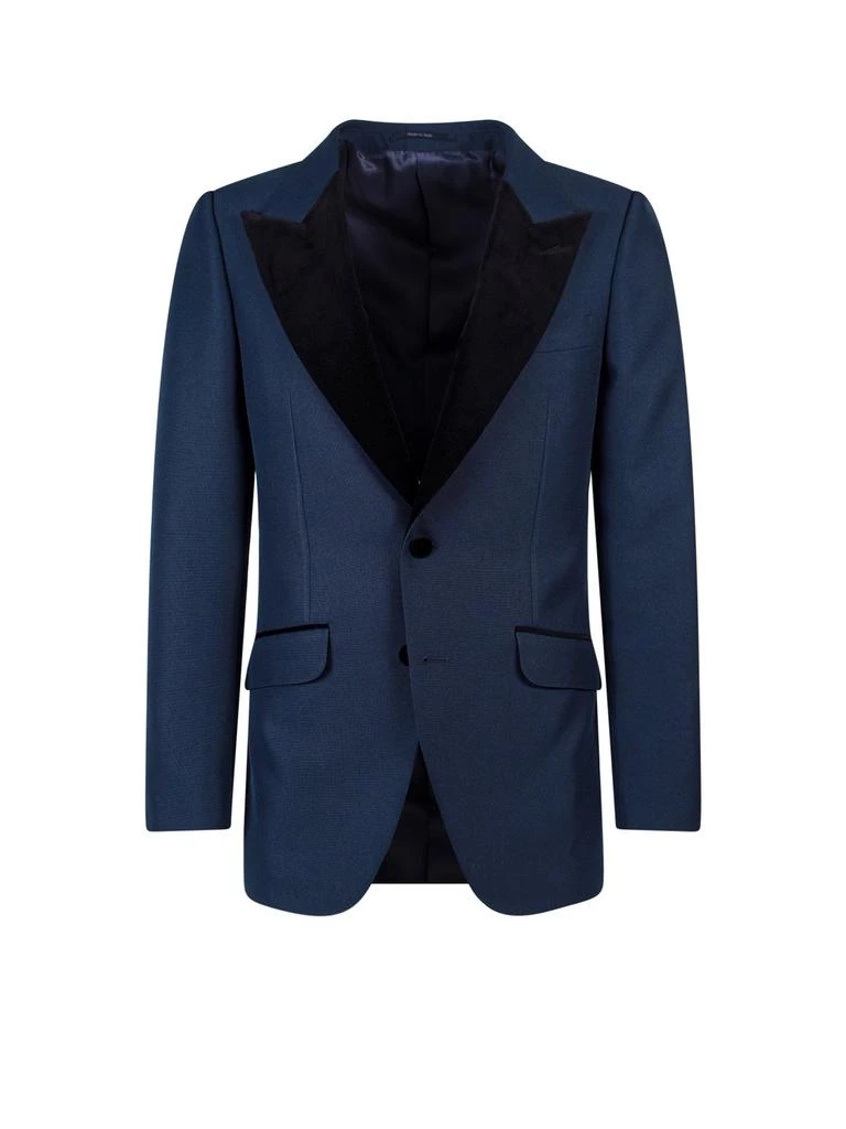 Gucci Gucci Single-Breasted Tailored Suit Jacket 1