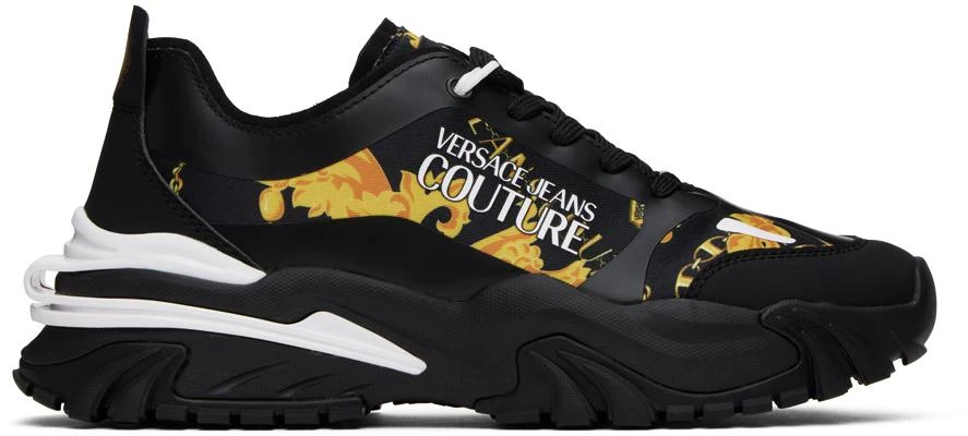 Versace Black Trail Trek Sneakers 1
