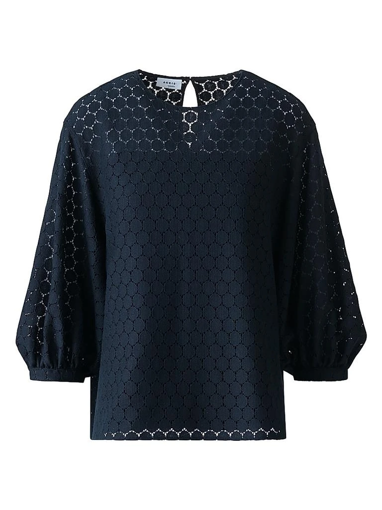 Akris Dot Lace Blouse 1