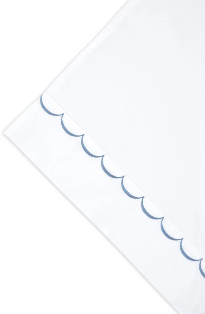Melange Home Scalloped Edge Embroidered 600 Thread Count Pillowcases 2