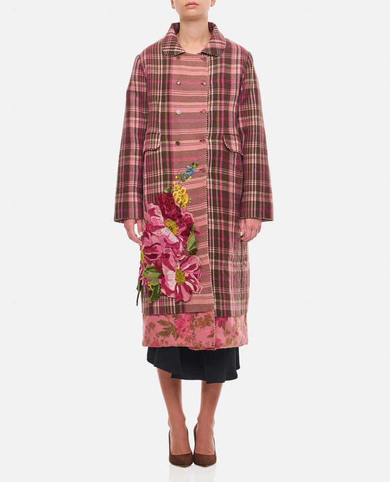 PÉRO Embroidered Double Breasted Coat