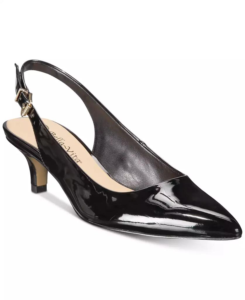 Bella Vita Scarlett II Kitten-Heel Slingback Pumps