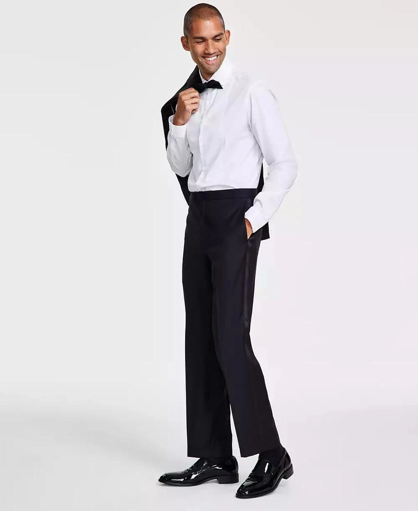 Michael Kors Men's Classic-Fit Stretch Tuxedo Pants - Black - 38 X 29