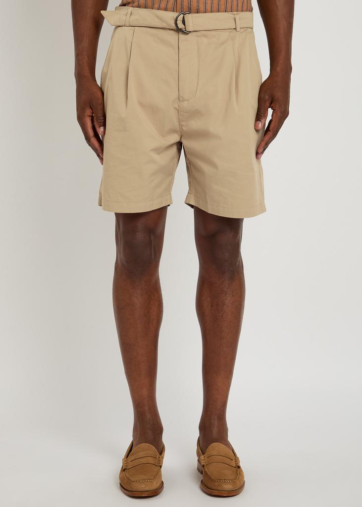 Oliver Spencer Belted cotton shorts