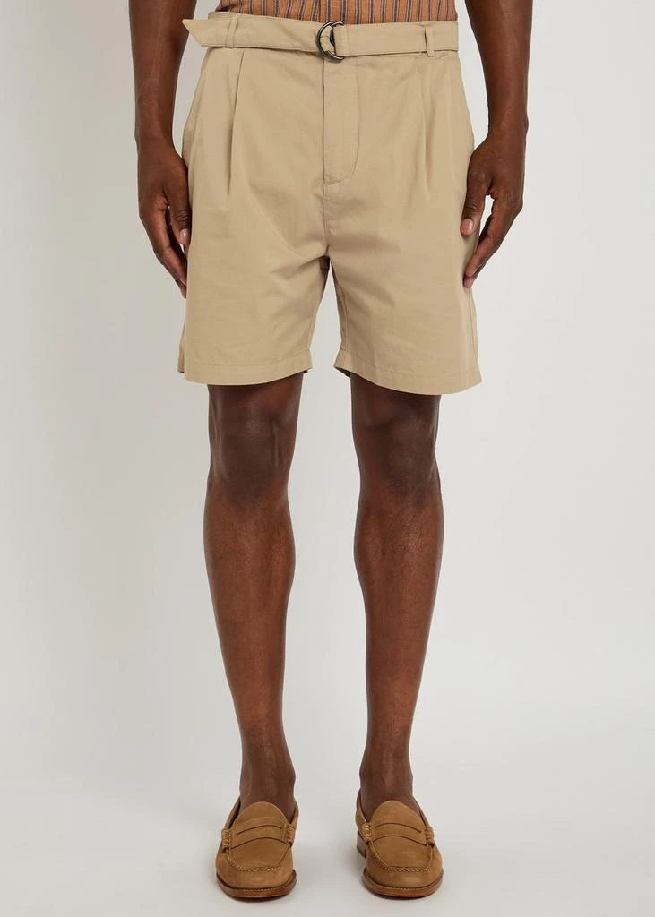 Oliver Spencer Belted cotton shorts 2