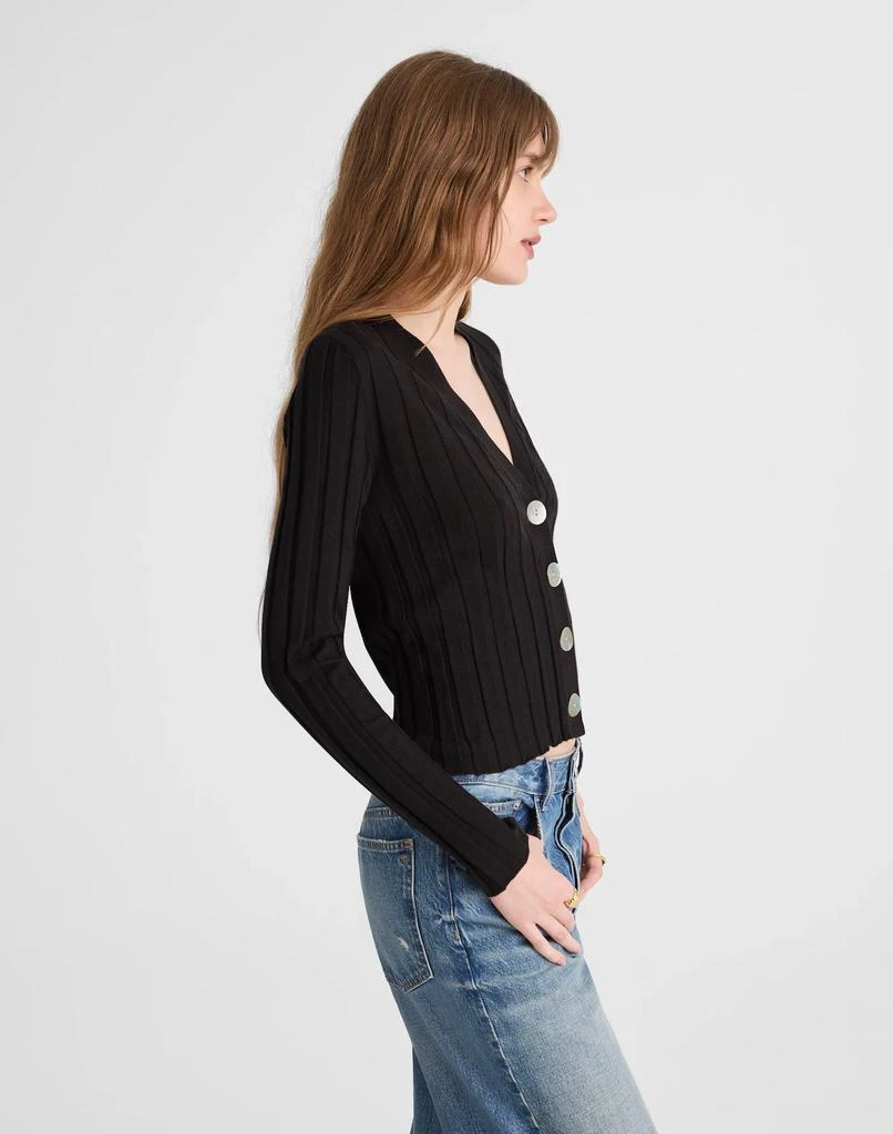 Madewell Ribbed V-Neck Cardigan 3