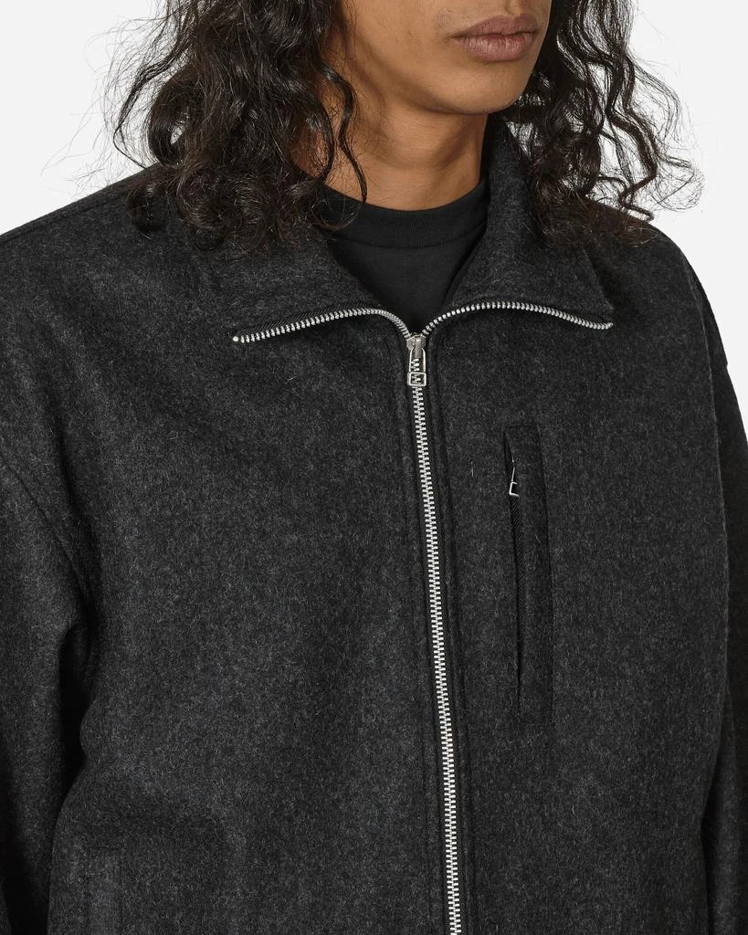 Cav Empt Reflect Wool Zip Jacket Charcoal 5