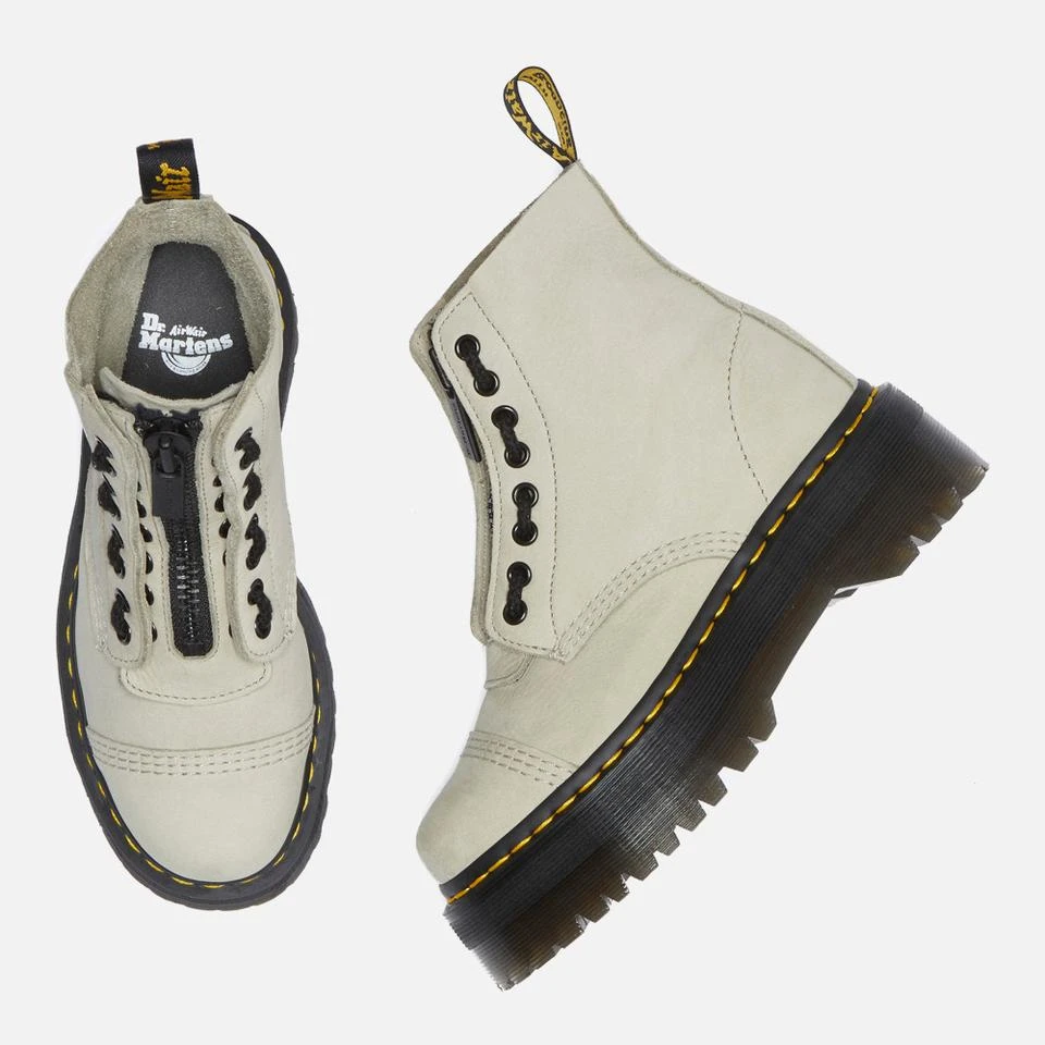 Dr. Martens DR. MARTENS WOMEN'S SINCLAIR LEATHER ZIP FRONT BOOTS 3