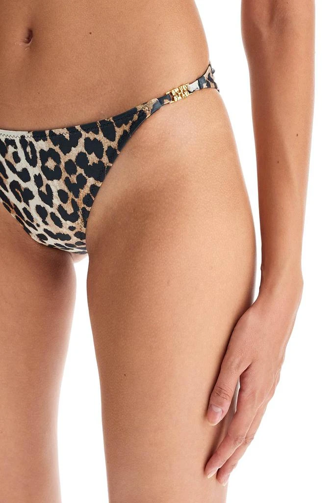 Ganni leopard print bikini briefs 4