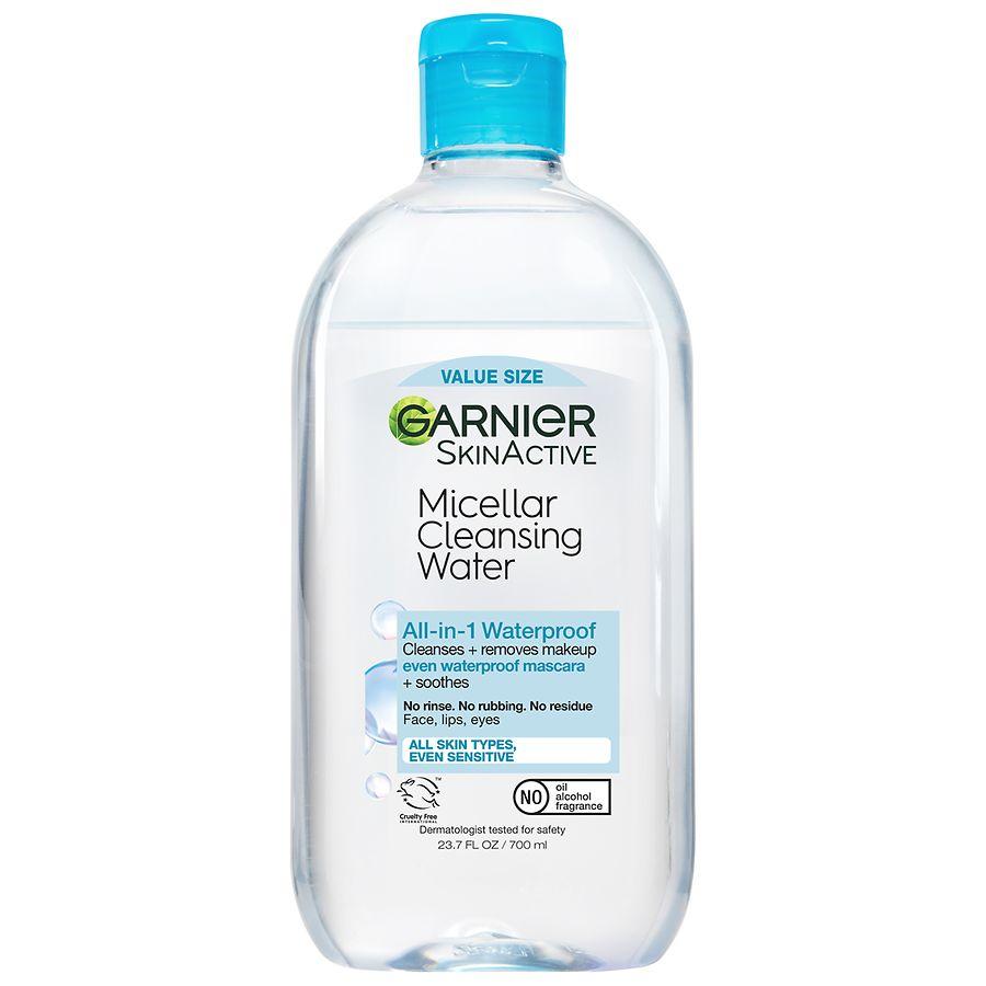 SkinActive Micellar Cleansing Water For Waterproof & Long-wear Makeup