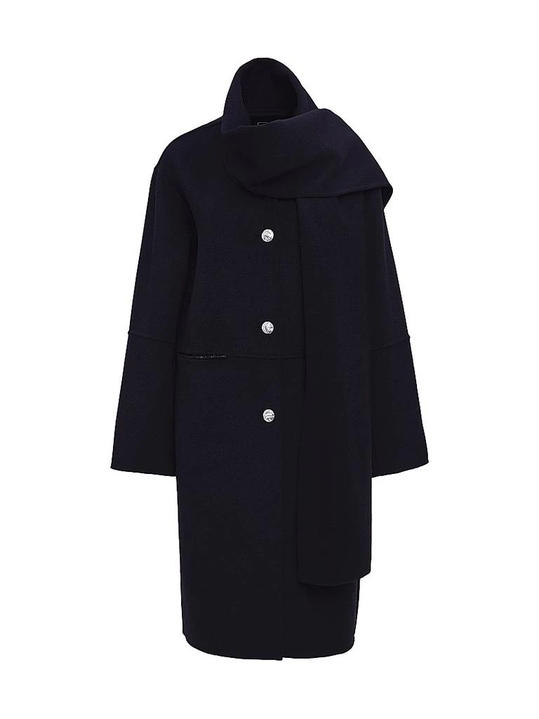 Dawn Levy Claude Wool-Blend Scarf Coat 1