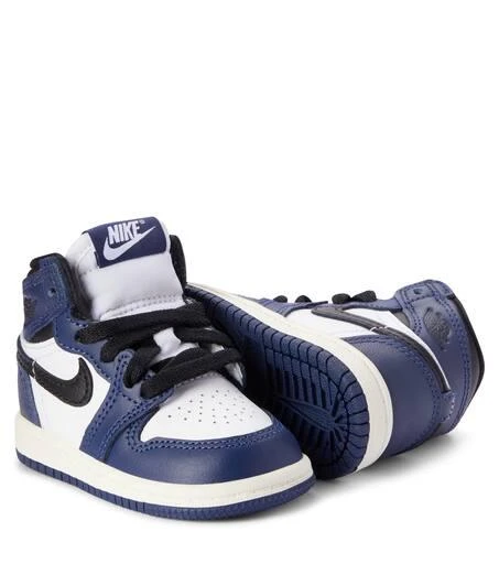 NIKE Baby Jordan 1 Retro High OG leather sneakers 5