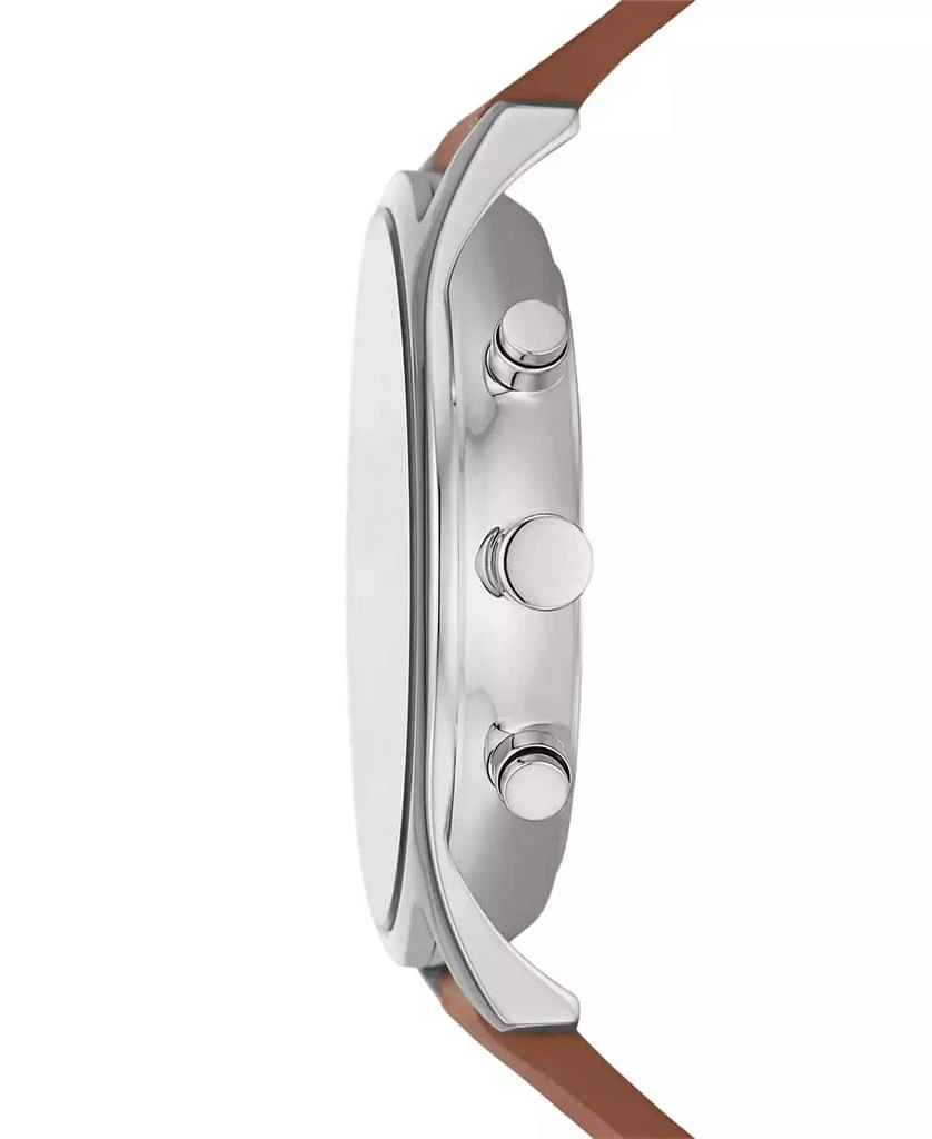Skagen Men's Hoist Chronograph Brown Leather Watch 42mm 2