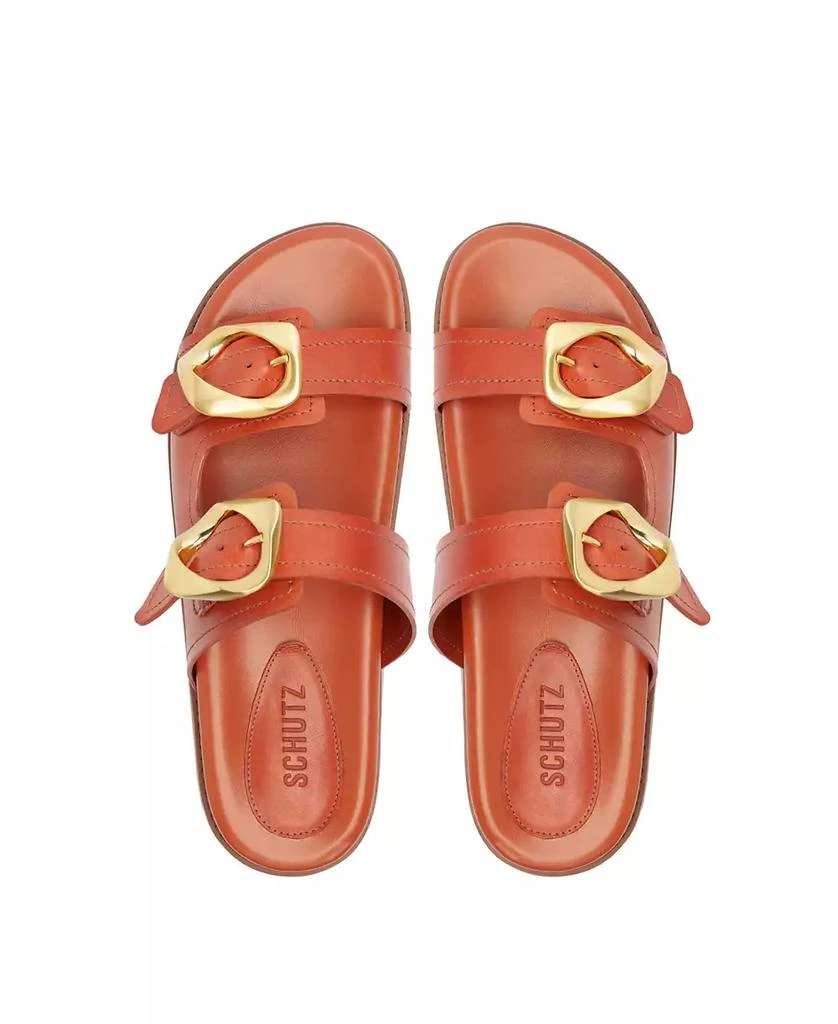 Schutz Women's Olga Sporty Round Toe Flat Sandals 11
