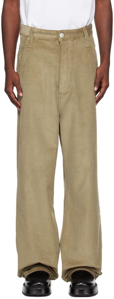 AMI Ami Paris Wide-Leg Trousers In - BeyondStyle