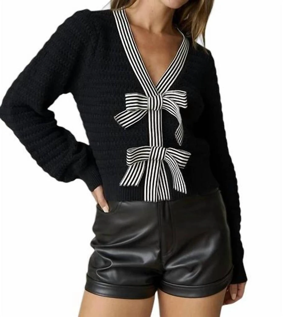 Papermoon Papermoon - Harper Bow Knit Top 1