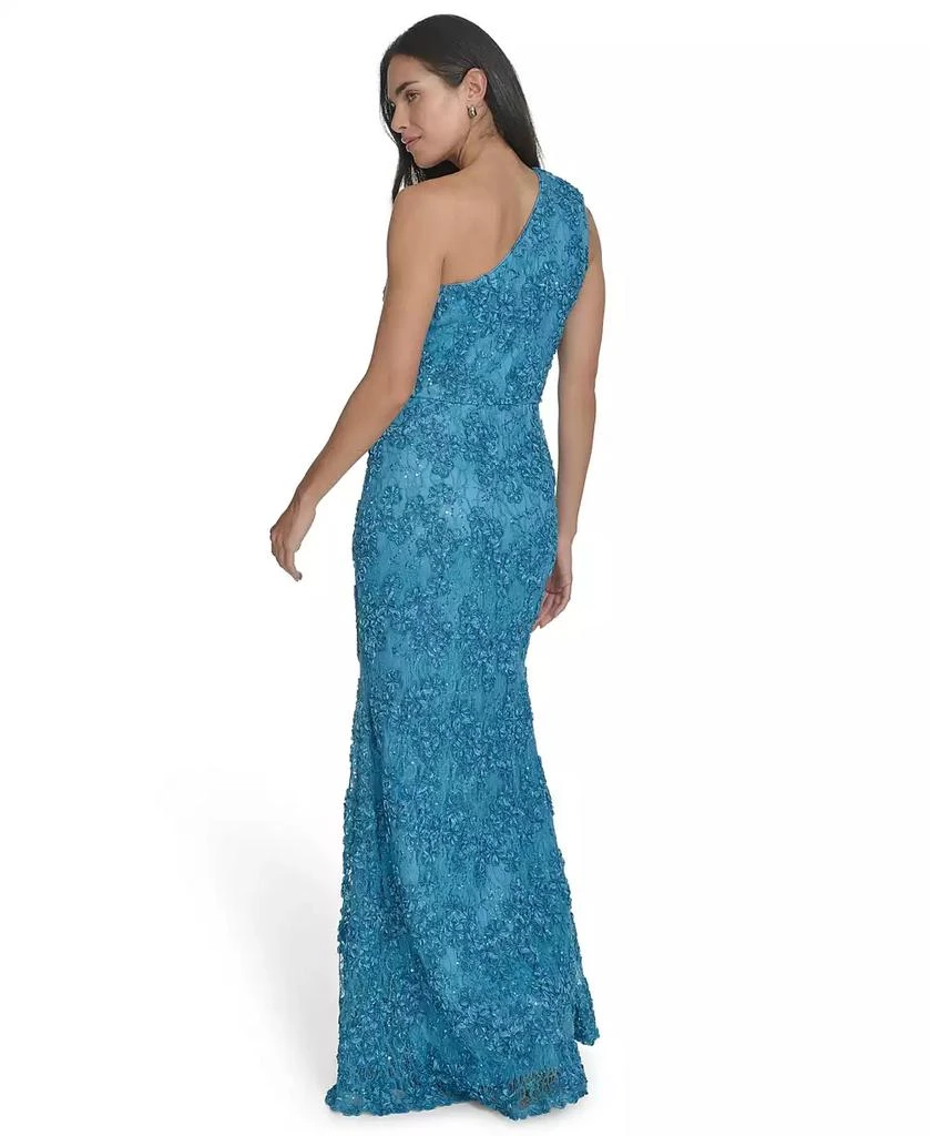 Jessica Howard Women's One-Shoulder Soutache Gown 3