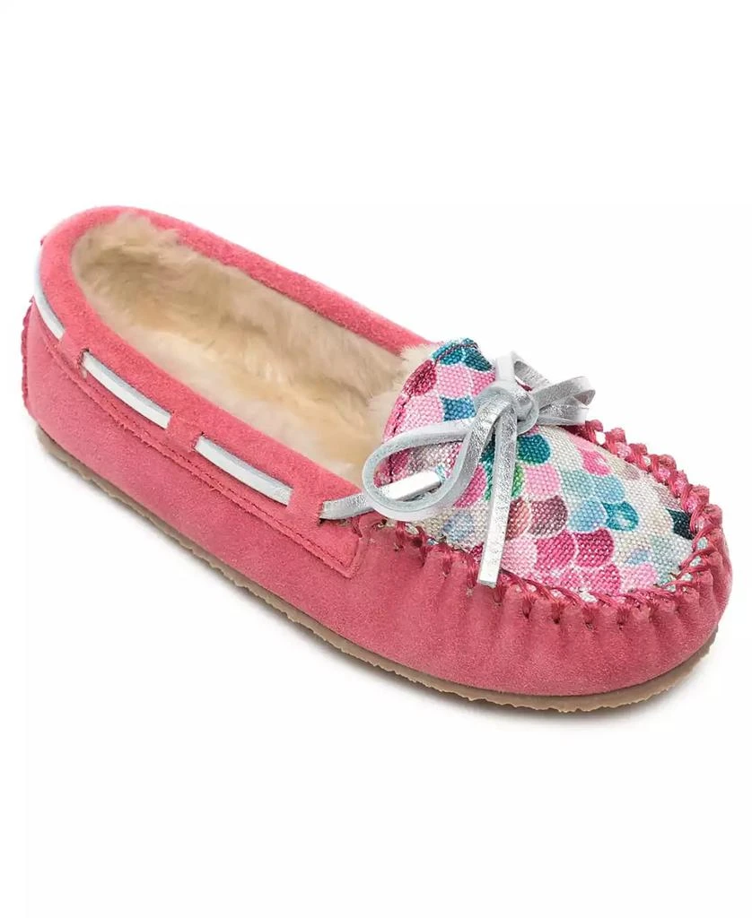 Minnetonka Little Girls Cassie Moccasin Slippers 1