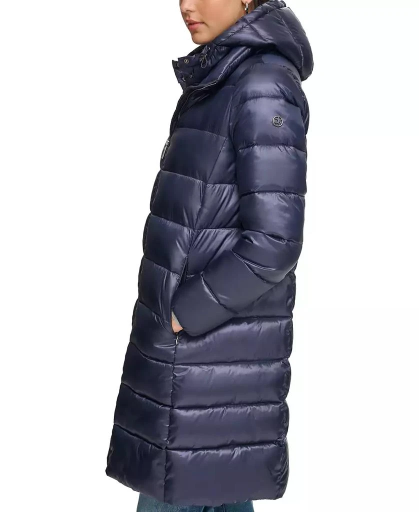 Calvin Klein Women
s Shine Bibbed Hooded Packable Puffer Coat, Created for Macy
s 3