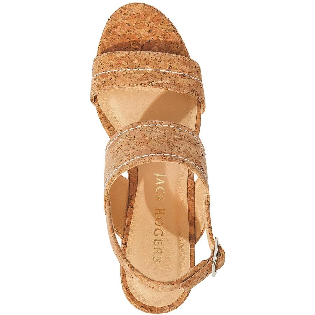 Jack Rogers Sunset Wedge Womens Slingback Open Toe Wedge Sandals 3