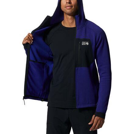 Shop Polartec Power Grid Full-Zip Hoodie - Men's on Sale at