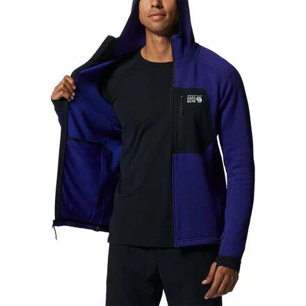 Mountain Hardwear Polartec Power Grid Full-Zip Hoodie - Men's 5