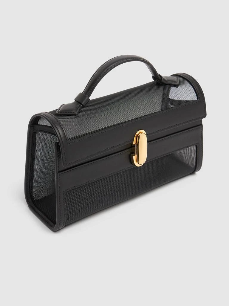 SAVETTE The Symmetry Mesh W/ Leather Pochette 2