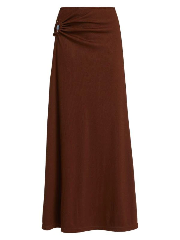 Christopher Esber Callisto Orbit Stone-Embellished Maxi Skirt 6