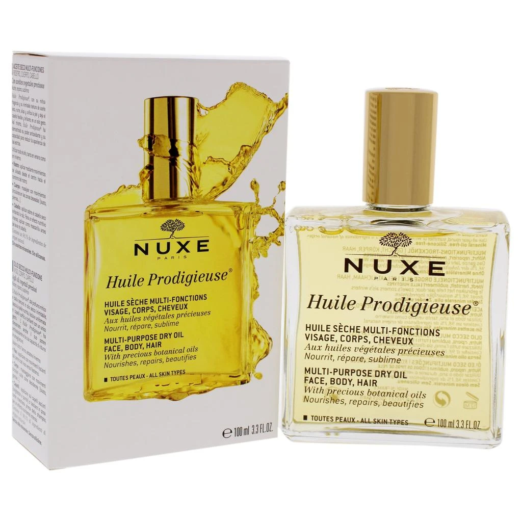 NUXE Huile Prodigieuse Multi-Purpose Dry Oil by  for Unisex - 3.3 oz Oil 3