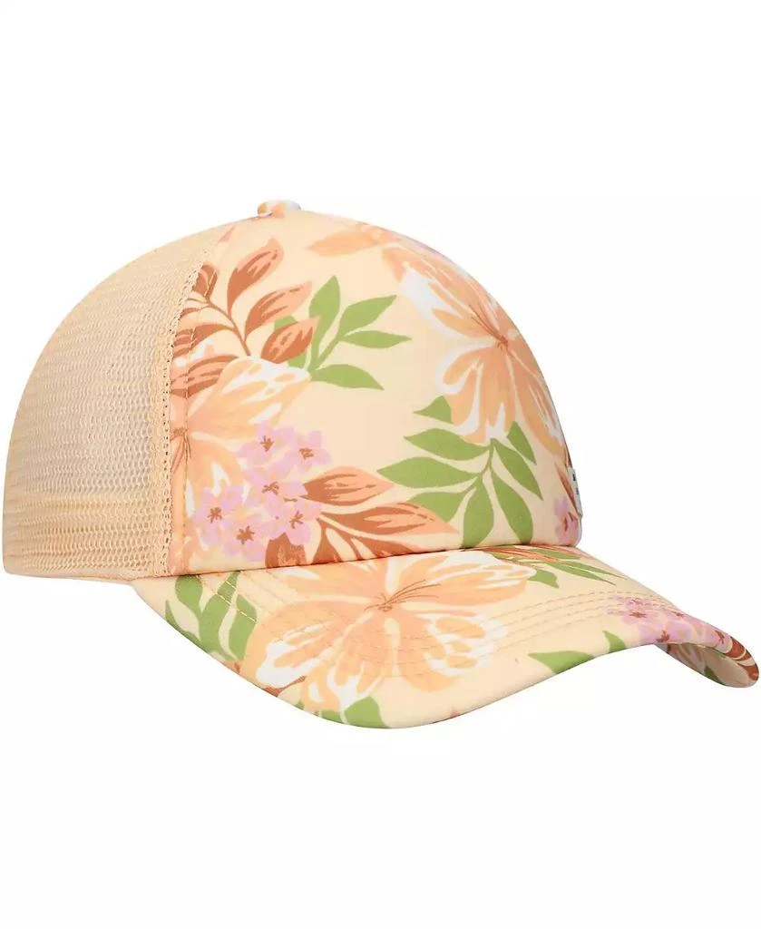 Billabong Women's Orange Heritage Mashup Trucker Adjustable Hat 2