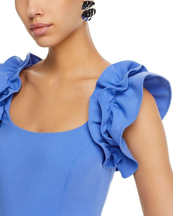 French Connection Whisper Ruffled Mini Dress 6