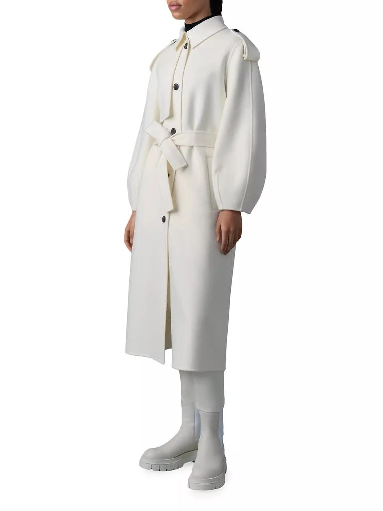 Mackage Ceyla Double-Face Wool Belted Coat 4