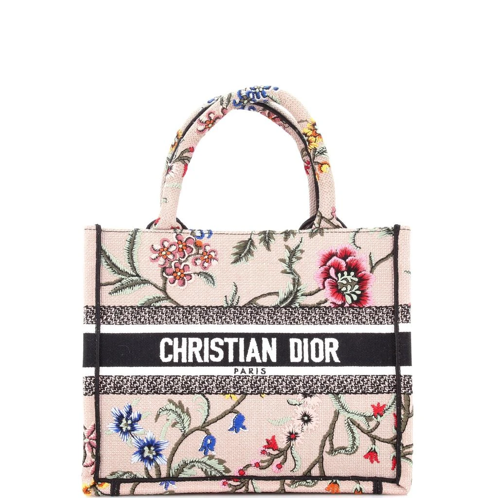 Dior Book Tote Embroidered Canvas Small 1