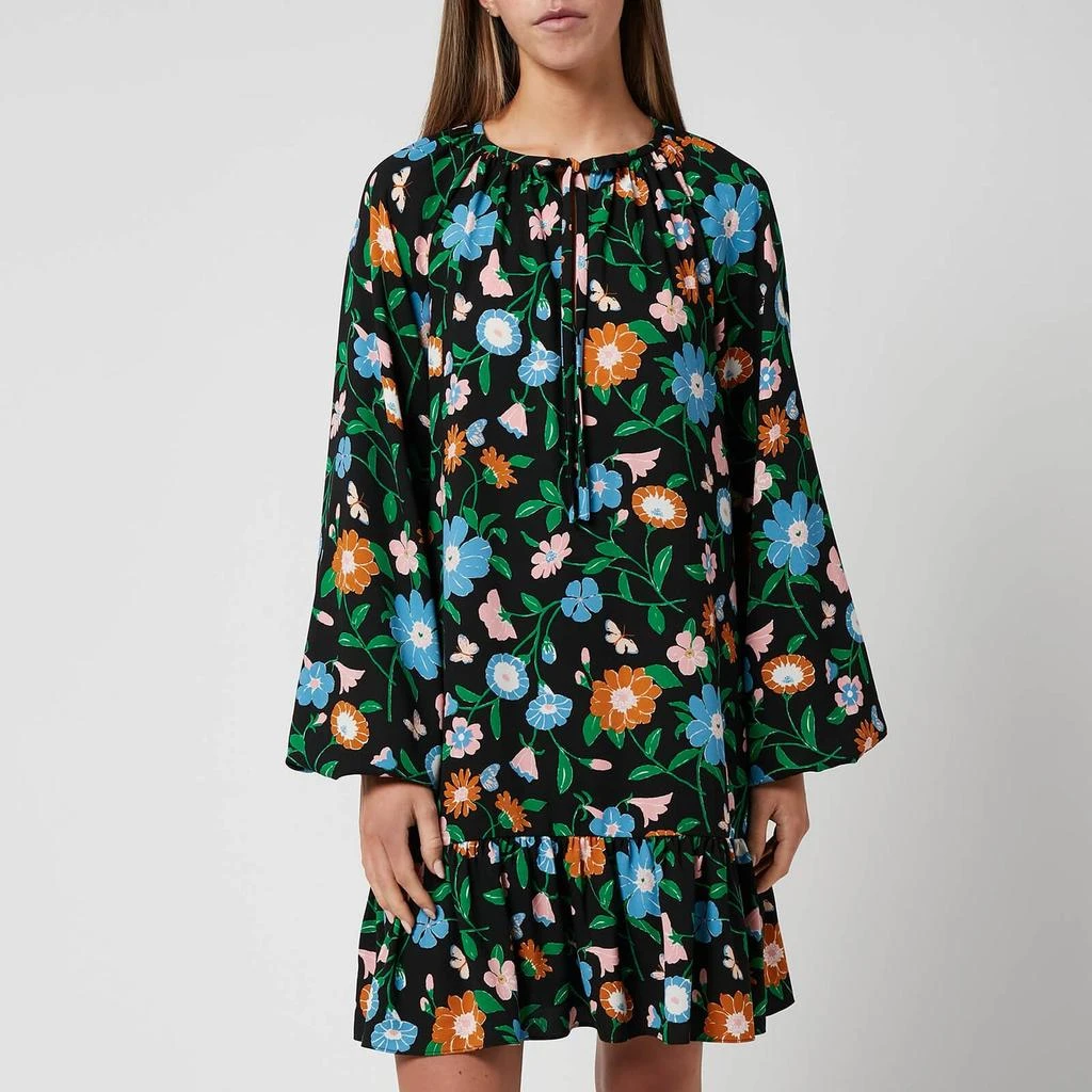 Kate Spade Kate Spade New York Women's Floral Garden Tie Neck Dress - Multi 1