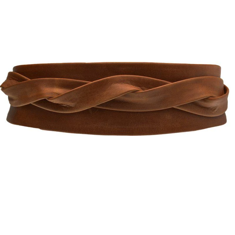 ADA Collection Classic Wrap Belt Whiskey 1