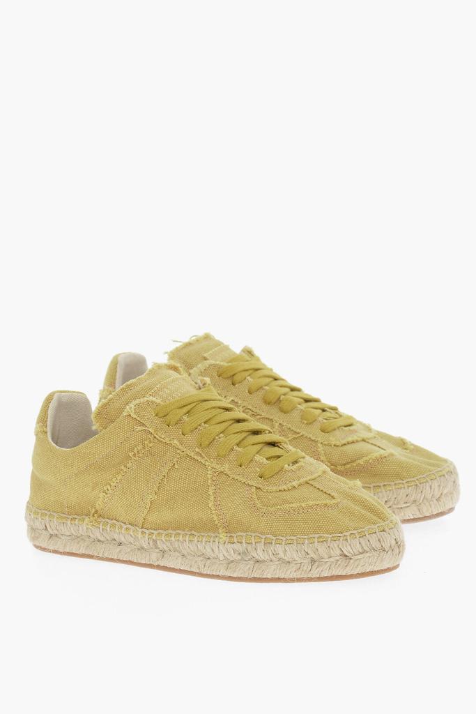 MAISON MARGIELA Maison Margiela MM22 Canvas Low Top Sneakers with Jute Detail